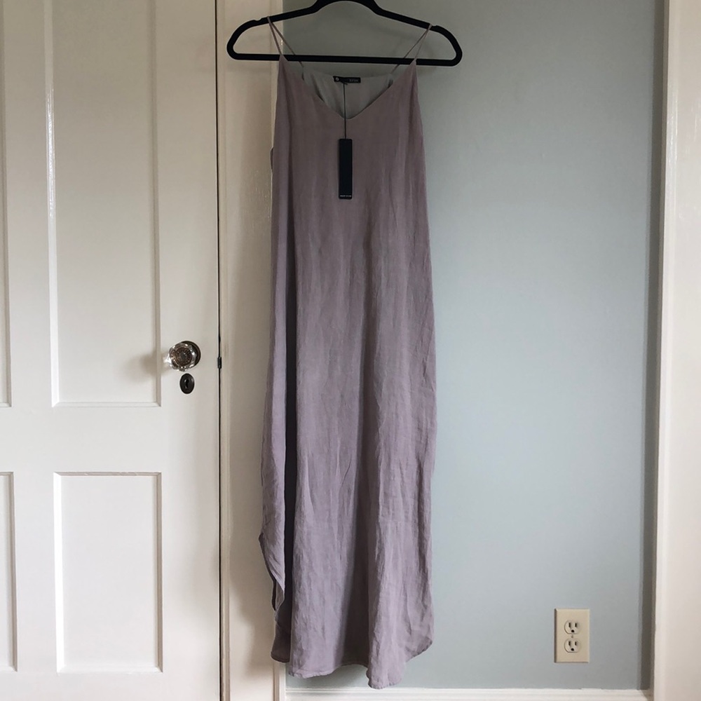 Krisa Curved Hem Midi Dress